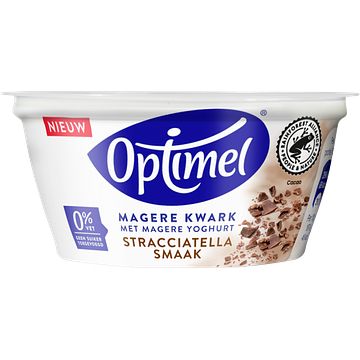 Foto van Optimel magere kwark stracciatella 0% vet 150g bij jumbo