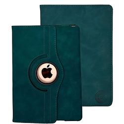 Foto van Hem silky green ipad hoes geschikt voor ipad 10 (2022) - 10.9 inch draaibare autowake cover - met stylus pen