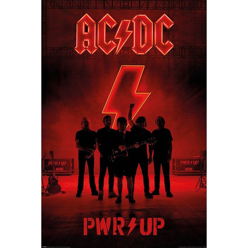 Foto van Pyramid ac dc pwr up poster 61x91,5cm