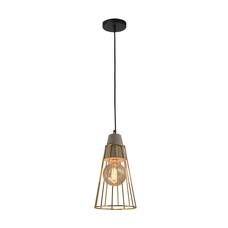 Foto van Quvio hanglamp goud langwerpig - quv5099l-gold