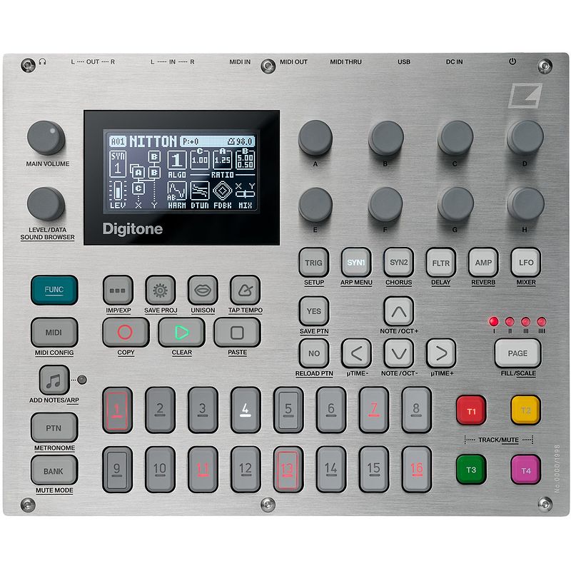 Foto van Elektron digitone e25 remix edition polyfone fm-synthesizer