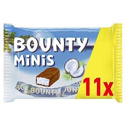 Foto van Bounty mini'ss chocolade kokos uitdeelzak 333g bij jumbo