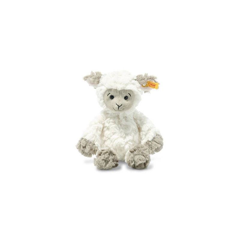 Foto van Steiff knuffel soft cuddly friends lam lita, wit/taupe