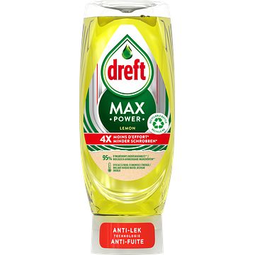 Foto van Dreft maxpower lemon vloeibaar afwasmiddel 450ml bij jumbo