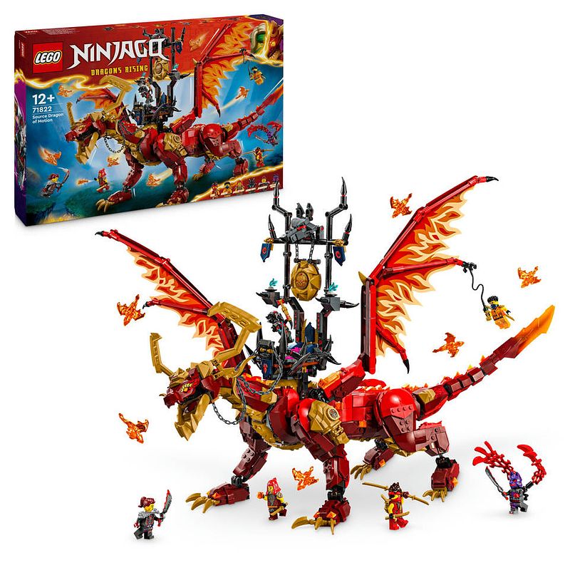 Foto van Lego ninjago brondraak van beweging 71822