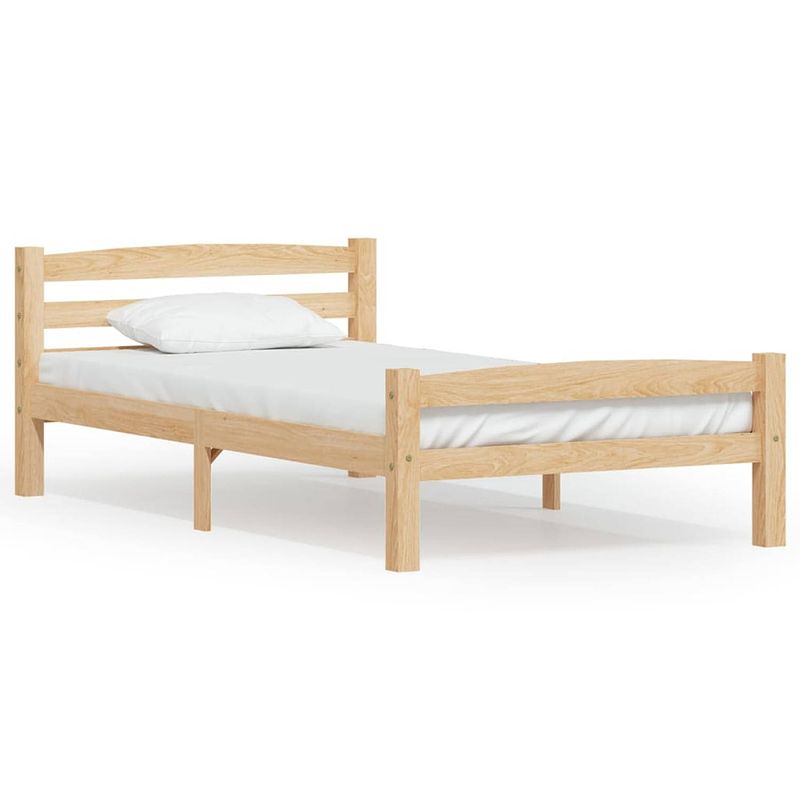 Foto van Vidaxl bedframe massief grenenhout 90x200 cm