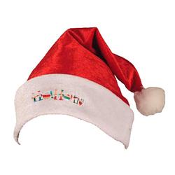 Foto van Kerstmuts rood met ho! ho! ho! voor volwassenen - kerstmutsen