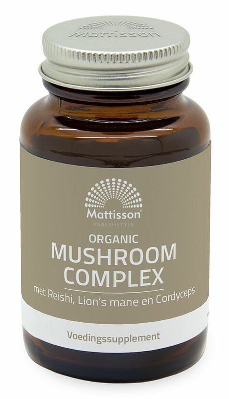 Foto van Mattisson healthstyle organic mushroom complex