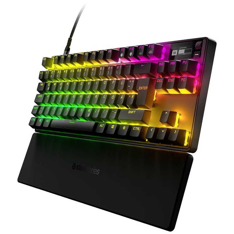 Foto van Steelseries apex pro gaming-toetsenbord kabelgebonden qwertz, duits zwart