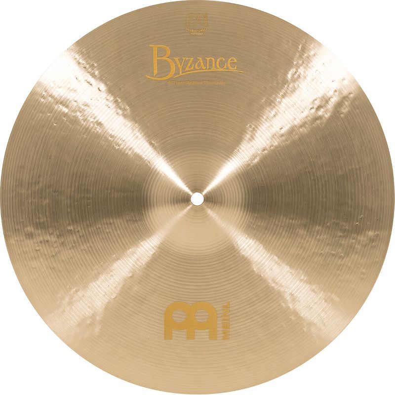 Foto van Meinl b16jmtc byzance jazz medium thin crash bekken 16 inch