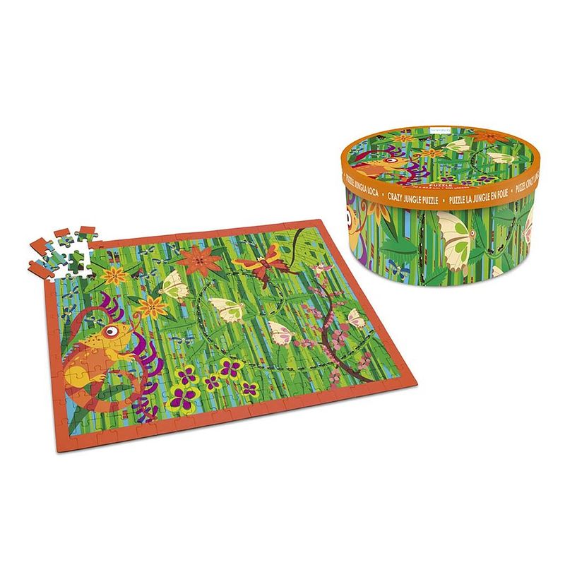 Foto van Scratch crazy jungle puzzel 200 stukjes 60 cm