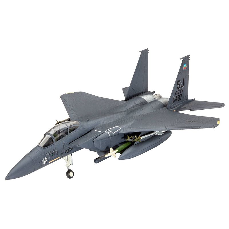 Foto van Revell modelbouwset f-15e strike eagle & b 132 mm schaal 1:72