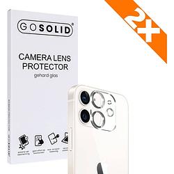 Foto van Go solid! apple iphone 12 camera lens protector gehard glas