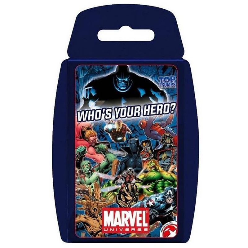 Foto van Winning moves top trumps marvel universe