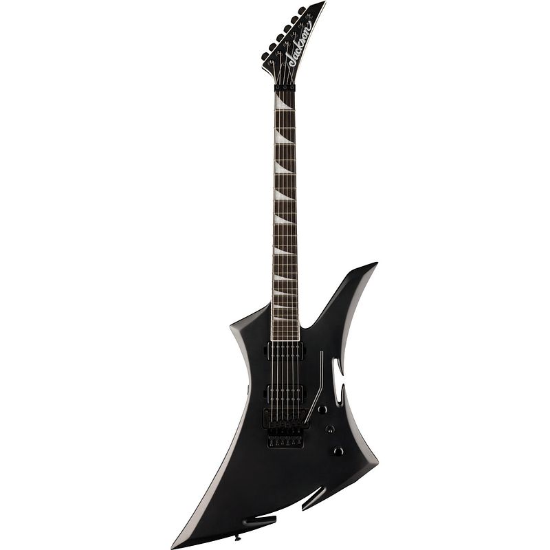 Foto van Jackson concept series king kelly ke satin black eb limited edition elektrische gitaar met foam core case