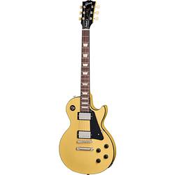 Foto van Gibson les paul standard 50s mahogany top tv yellow elektrische gitaar met koffer