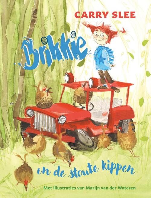 Foto van Brikkie en de stoute kippen - carry slee - hardcover (9789020663617)