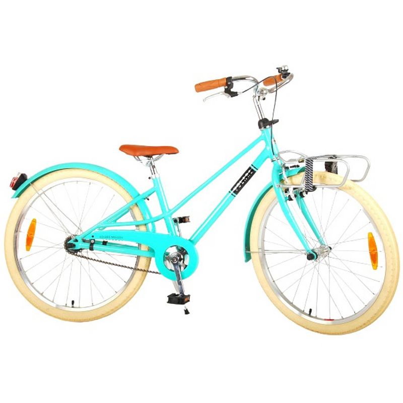 Foto van Volare melody meisjesfiets 24 inch 37 cm meisjes v-brakes turquoise