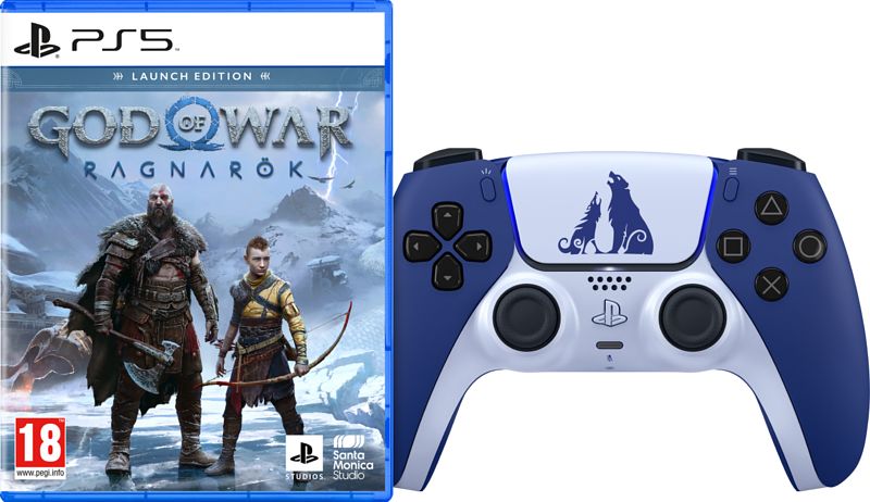 Foto van God of war ragnarok launch edition ps5 + dualsense god of war edition