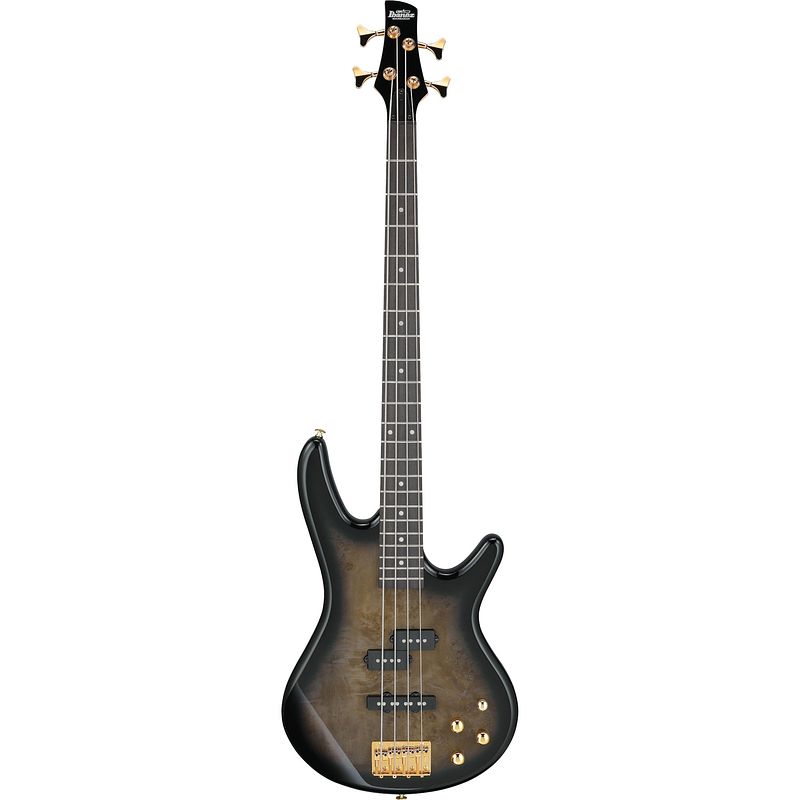 Foto van Ibanez gsr200pctpb elektrische basgitaar - transparent pale black burst