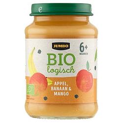 Foto van Jumbo biologisch appel, banaan & mango 6+ maanden 190g