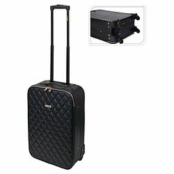 Foto van Proworld koffer met gestikt ontwerp 28 l zwart