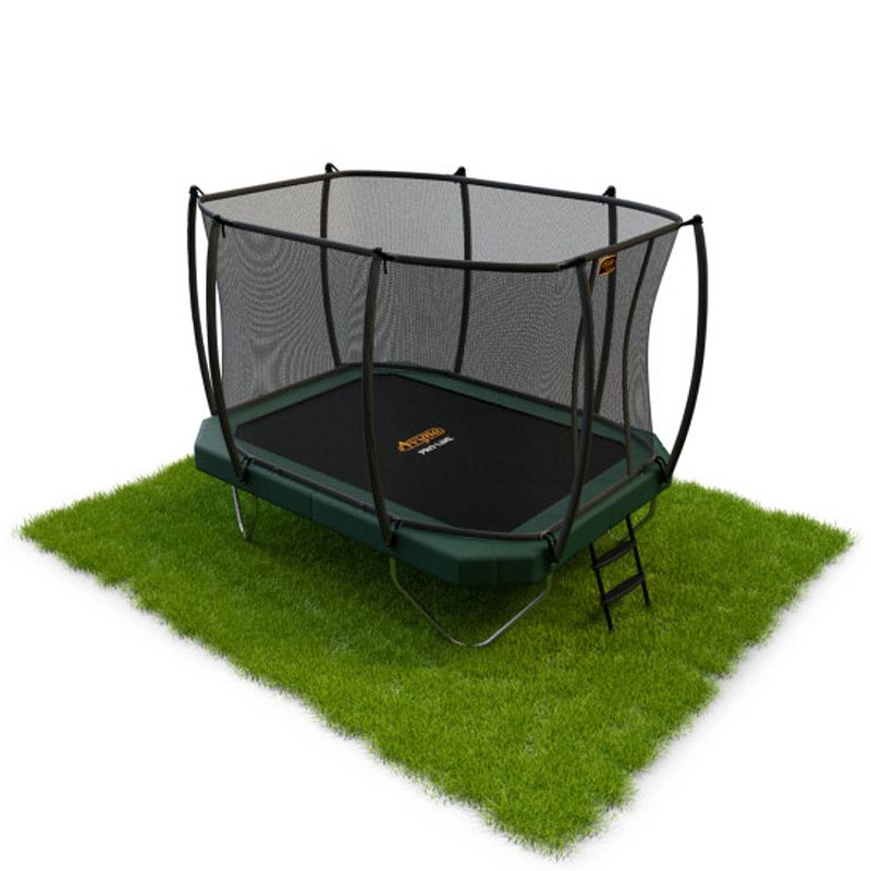 Foto van Avyna pro-line trampoline met veiligheidsnet 340 x 240 cm (234) - groen