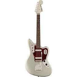 Foto van Squier fsr classic vibe 60s jaguar silver sparkle elektrische gitaar