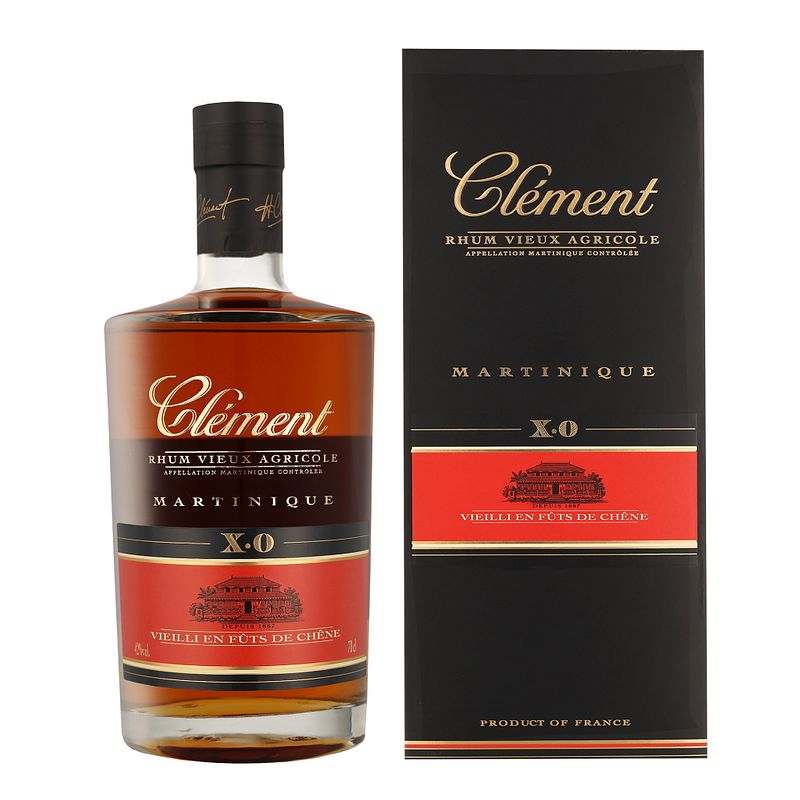 Foto van Clement xo 70cl rum + giftbox