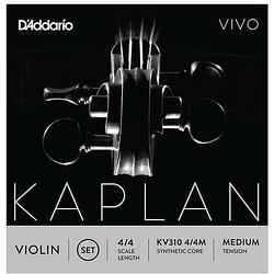 Foto van D'saddario kaplan vivo kv310 4/4 medium vioolsnaren set