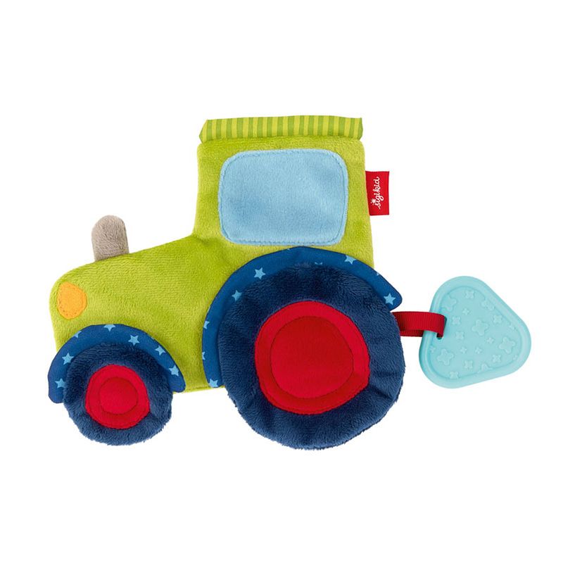 Foto van Sigikid activiteiten knuffeldoekje tractor, playq