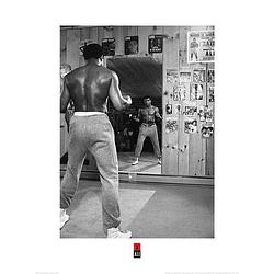 Foto van Pyramid muhammad ali mirror kunstdruk 60x80cm