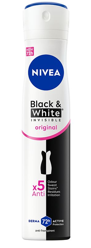 Foto van Nivea black & white original anti-transpirant