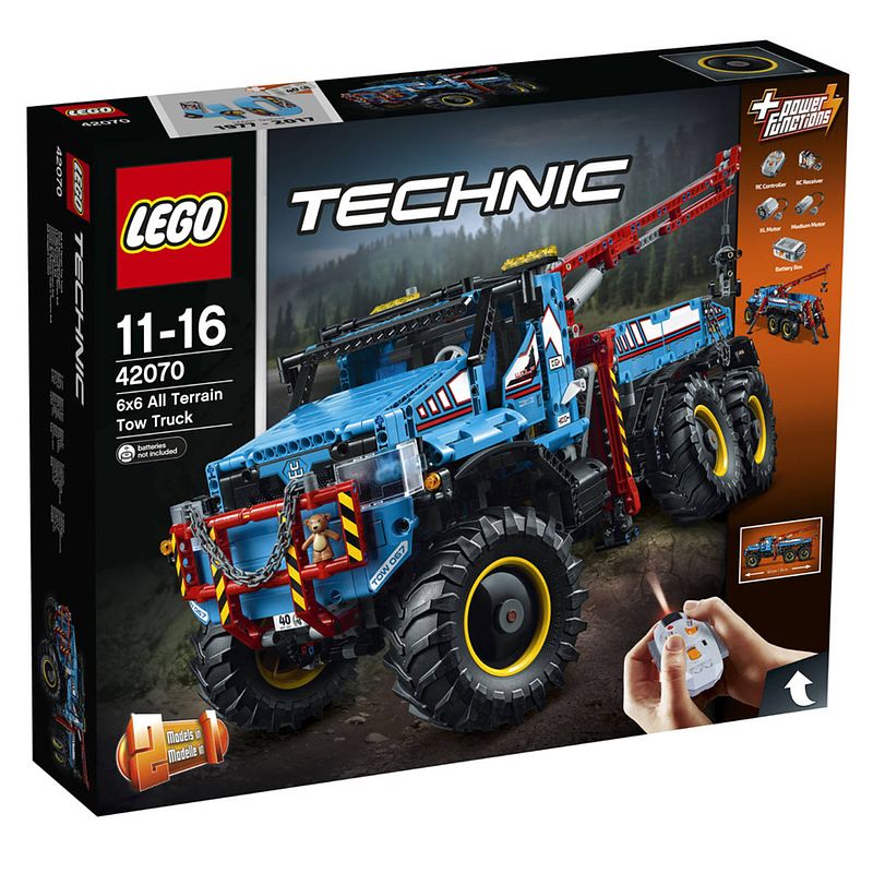 Foto van Lego technic 6 x 6 allterrain-sleepwagen 42070