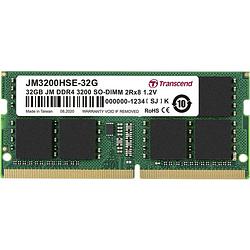 Foto van Transcend jetram werkgeheugenmodule voor laptop ddr4 32 gb 1 x 32 gb 3200 mhz 260-pins so-dimm jm3200hse-32g
