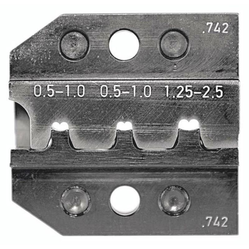 Foto van Rennsteig werkzeuge 624 742 3 0 krimpinzet ongeïsoleerde platte connectoren 0.5 tot 2.5 mm² geschikt voor merk rennsteig werkzeuge pew 12