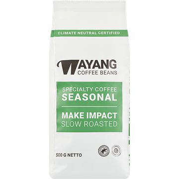 Foto van Wayang specialty coffee seasonal 500g bij jumbo