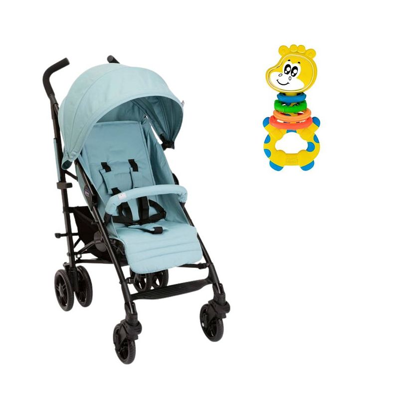 Foto van Chicco bundel - buggy liteway 4 - hydra & rammelaar - multi-activiteitsratel - gilby de giraffe