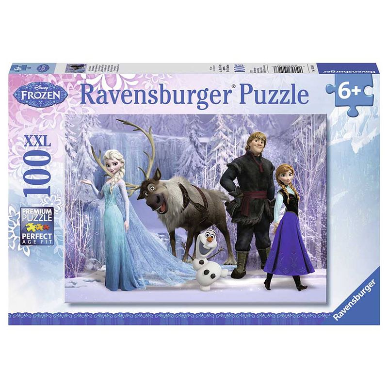 Foto van Ravensburger puzzel disney frozen rijk van de sneeuwkoningin - 100 stukjes