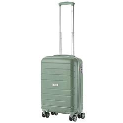 Foto van Travelz big bars handbagagekoffer 55cm handbagage tsa olijf