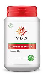 Foto van Vitals vitamine b3 500mg capsules