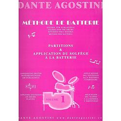 Foto van Musicsales - dante agostini - methode de batterie volume 1