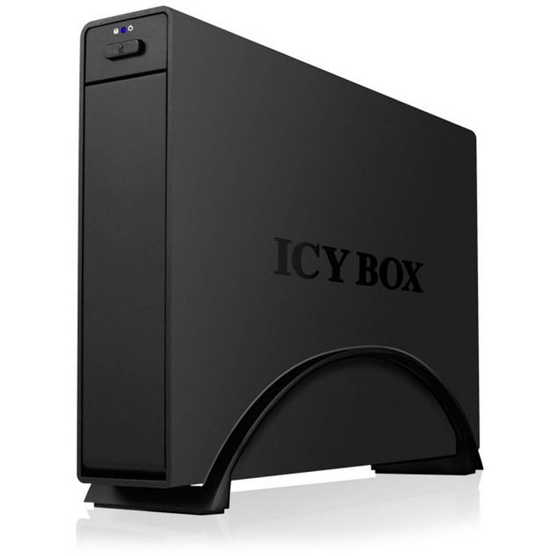 Foto van Icy box ib-366stu3+b 3.5 harde schijf behuizing 3.5 inch usb 3.2 gen 1 (usb 3.0)