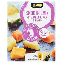 Foto van Jumbo smoothiemix ananas, papaja & mango 250g