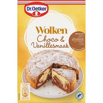 Foto van Dr. oetker wolken vanille choco cakemix 455g bij jumbo