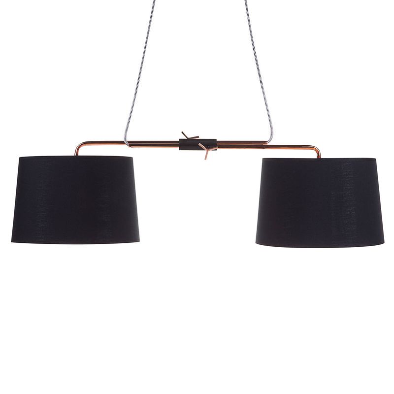 Foto van Beliani fucino hanglamp polyester 30 x 125 cm