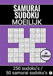 Foto van Samurai sudoku - moeilijk - nr. 25 - sudoku puzzelboeken - paperback (9789464659276)