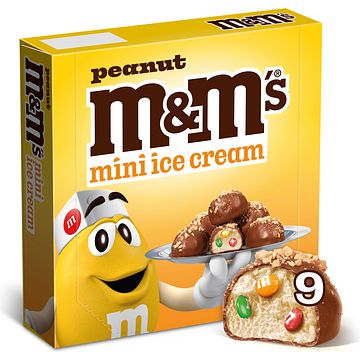 Foto van M&m'ss melk chocolade gezouten karamel ijs mini'ss uitdeelverpakking bij jumbo