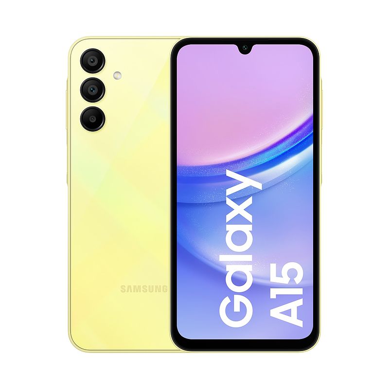 Foto van Samsung galaxy a15 128gb smartphone geel