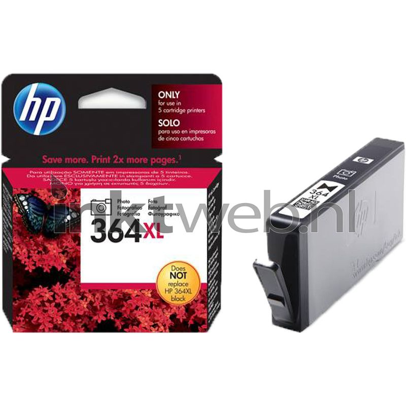 Foto van Hp 364xl foto zwart cartridge